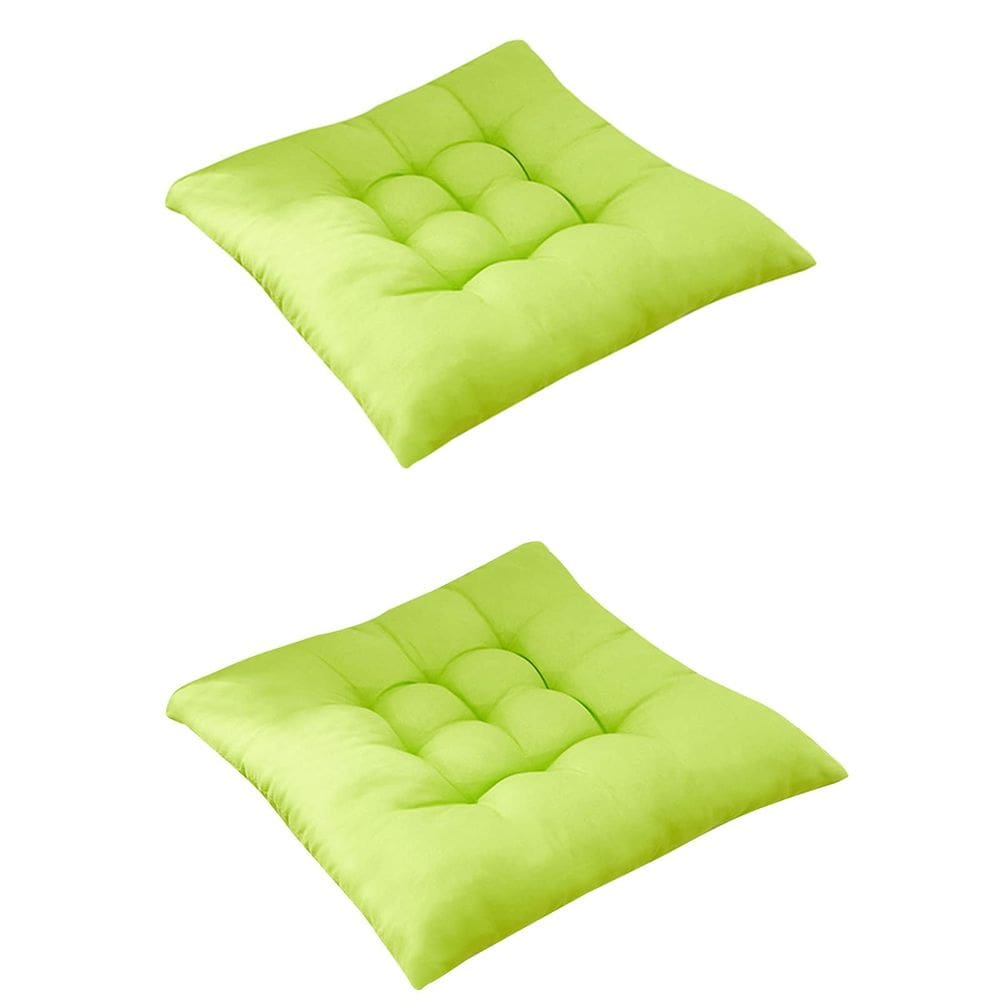 Almofada de cadeira, almofada de assento, tipo domingo, exterior, interior, pacote com 2 unidades