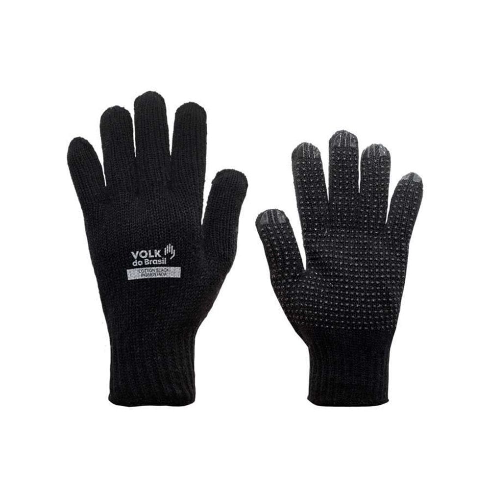 Luva Pigmentada Preta - Reforçada Ca - Volk
