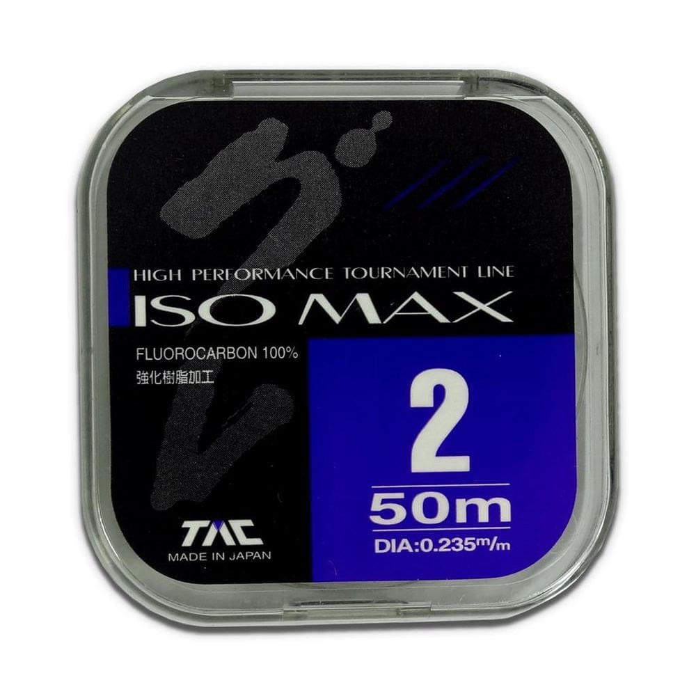 Linha Líder Fluor Carbon Tac Iso Max 8Lb - 0.235Mm - 50M
