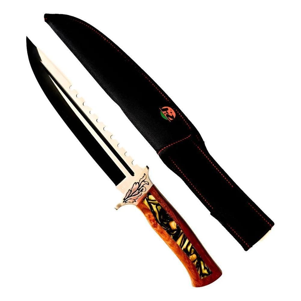 Faca Para Churrasco Pesca Cabo Trabalhado