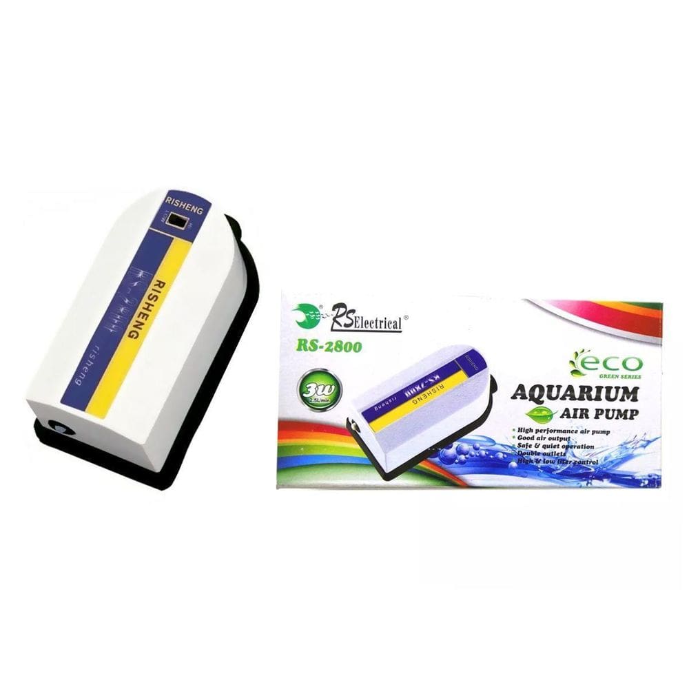 Compressor De Ar Com 1 Saídas Para Aquário Rs2800 - 220V