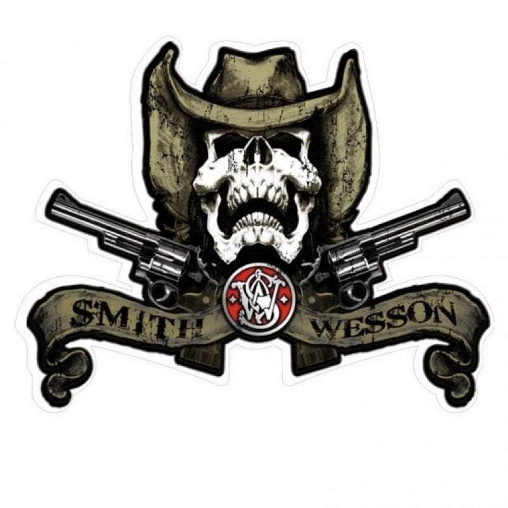 Adesivo Smith & Wesson Caveira Adesivo Externo