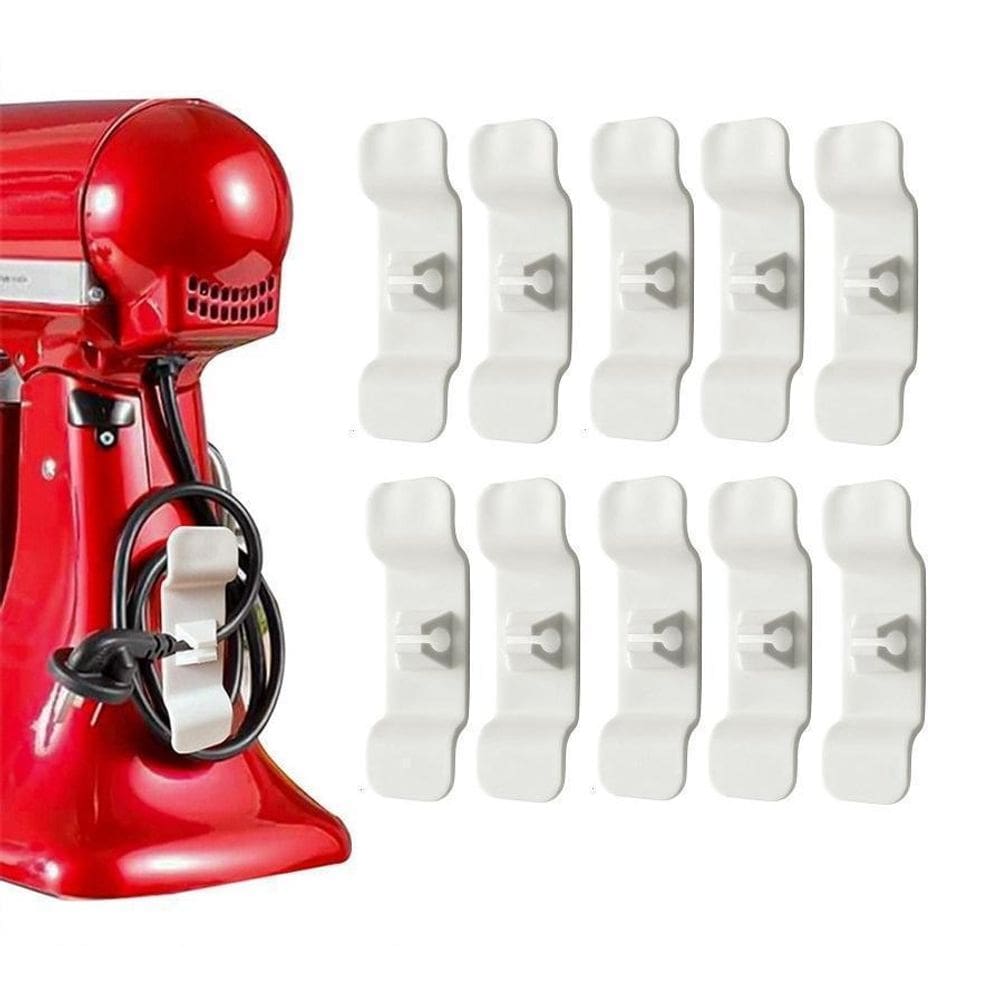 10 Organizador Adesivo De Fios Cabo Eletrodomestico Cozinha