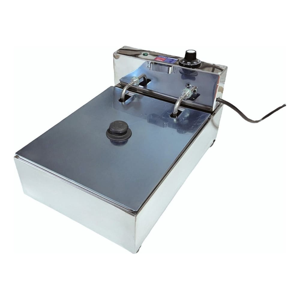 Fritadeira Elétrica Industrial Cuba 5L 110V Com Tampa