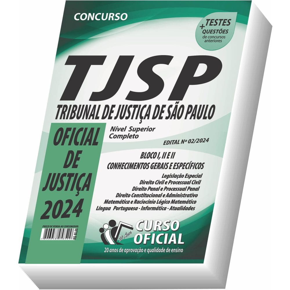 Apostila Tj-Sp - Oficial De Justiça