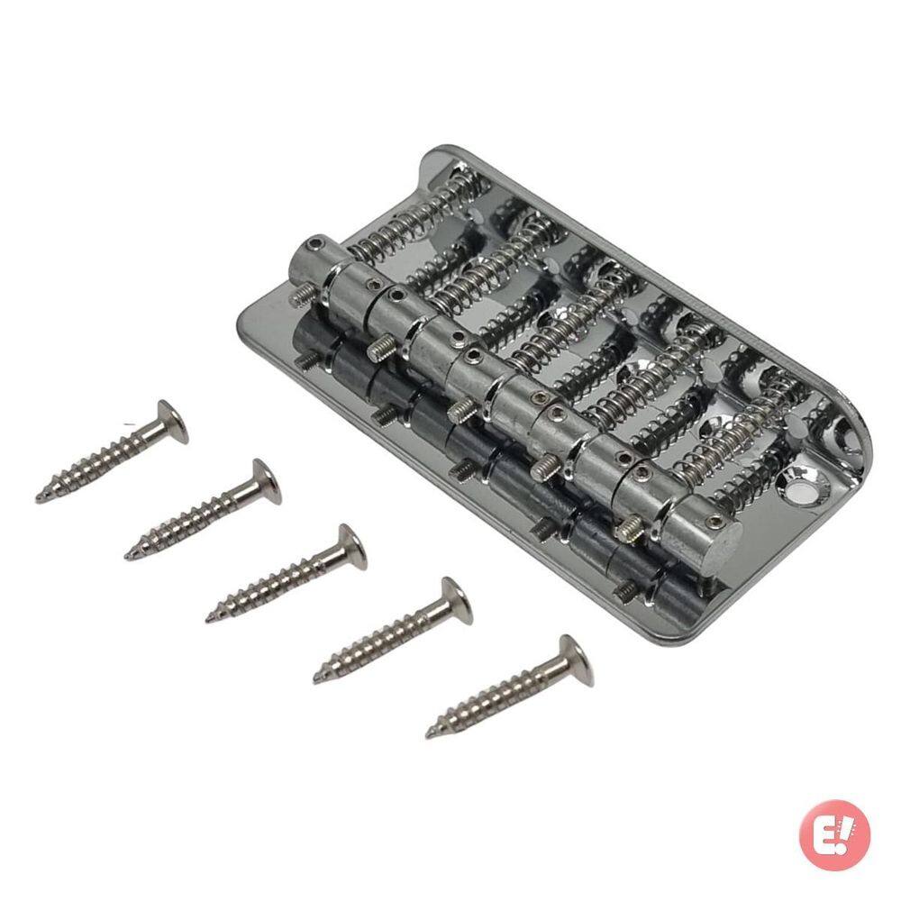 Ponte Baixo Vintage 5 Cordas Cromada Ronsani