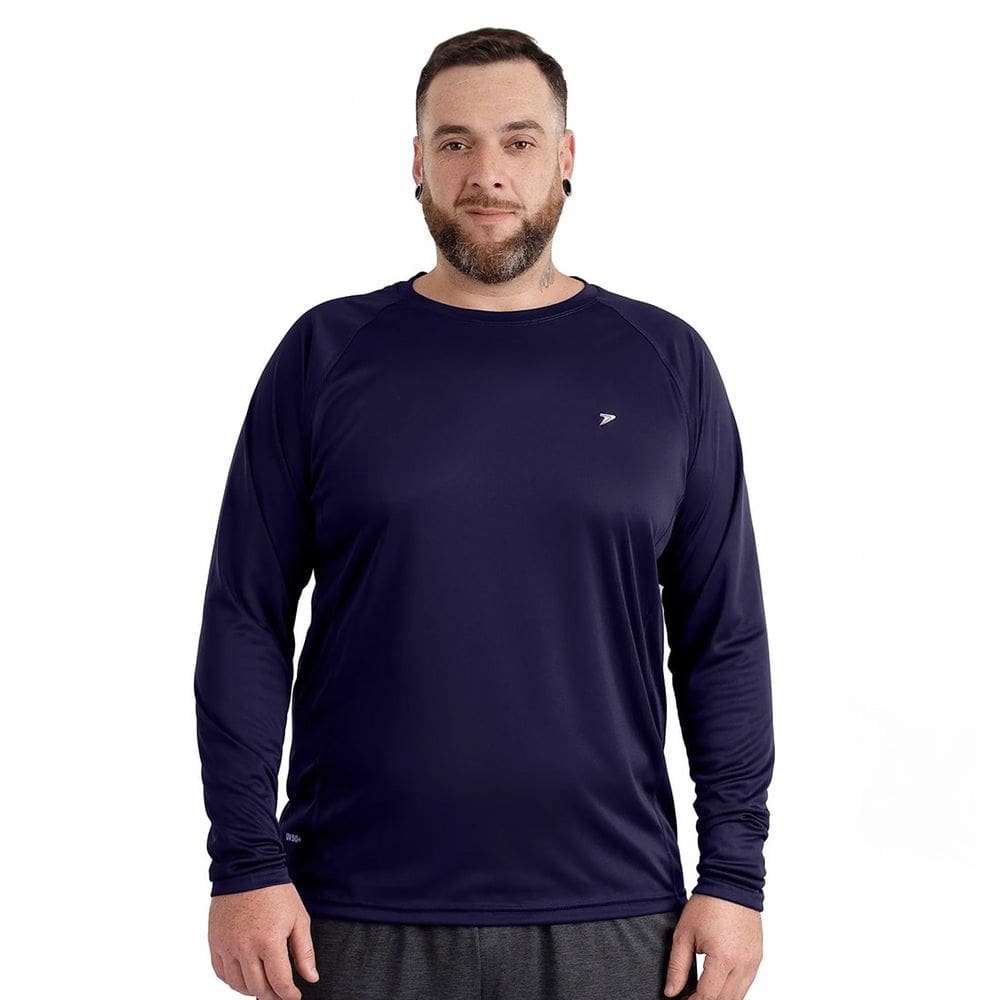 Camisa Térmica Poker Skin Big Size Manga Longa Masculina