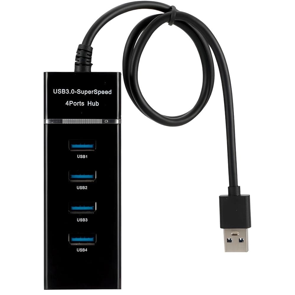 Hub Cabo Usb 3.0 Extensor Adaptador 4 Portas Hd Pen Drive