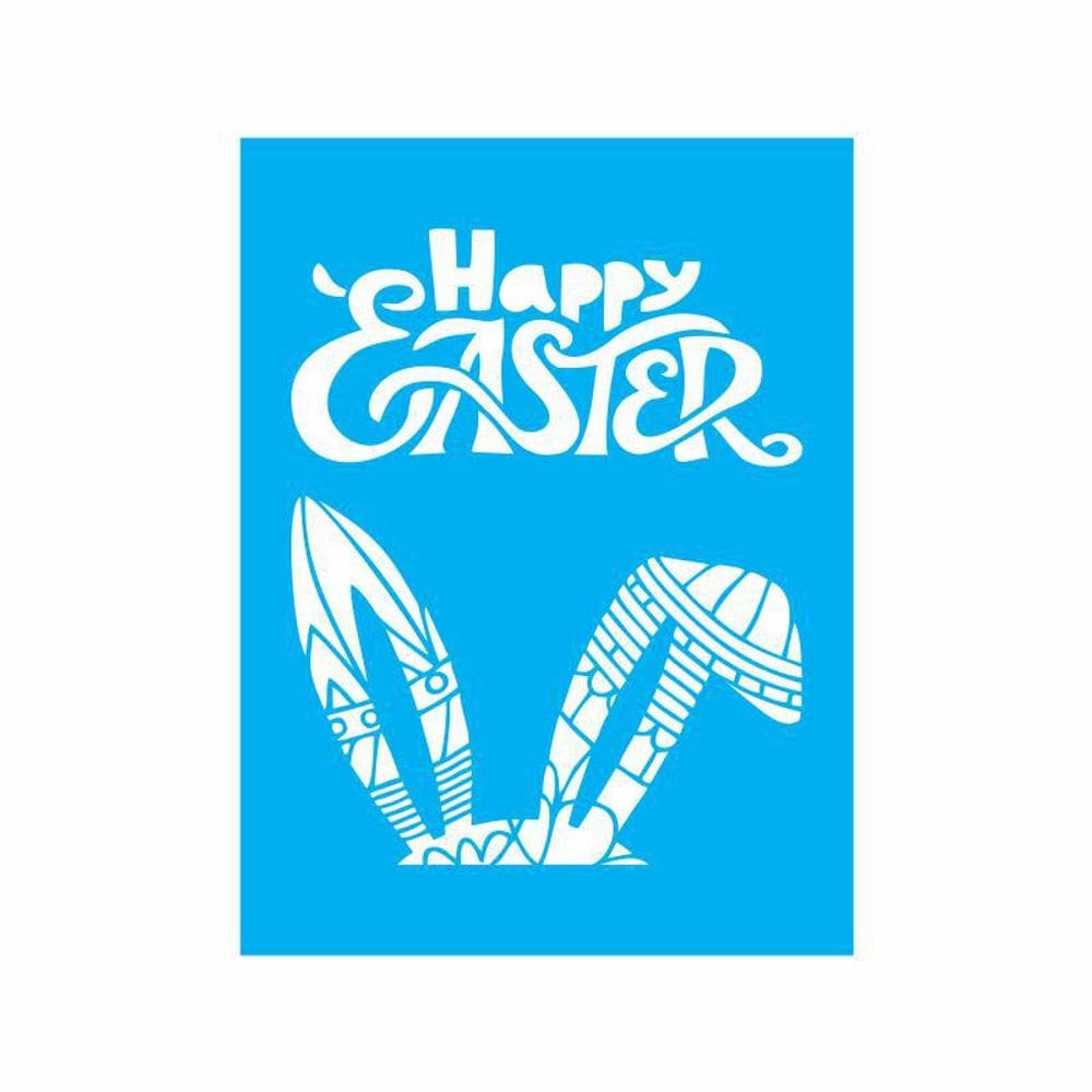 Stencil Tamako Happy Easter - 15X20Cm - Ref 8585