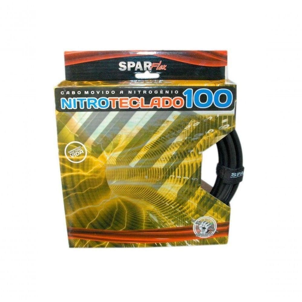 Cabo Teclado Sparflex Nitro 1m Preto