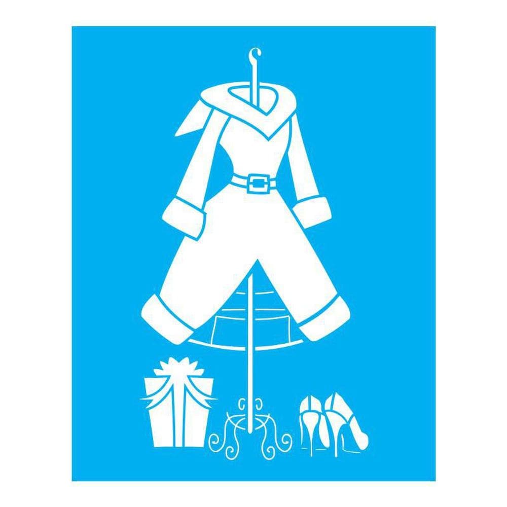 Stencil Tamako Natal - 20X25Cm - Ref B780