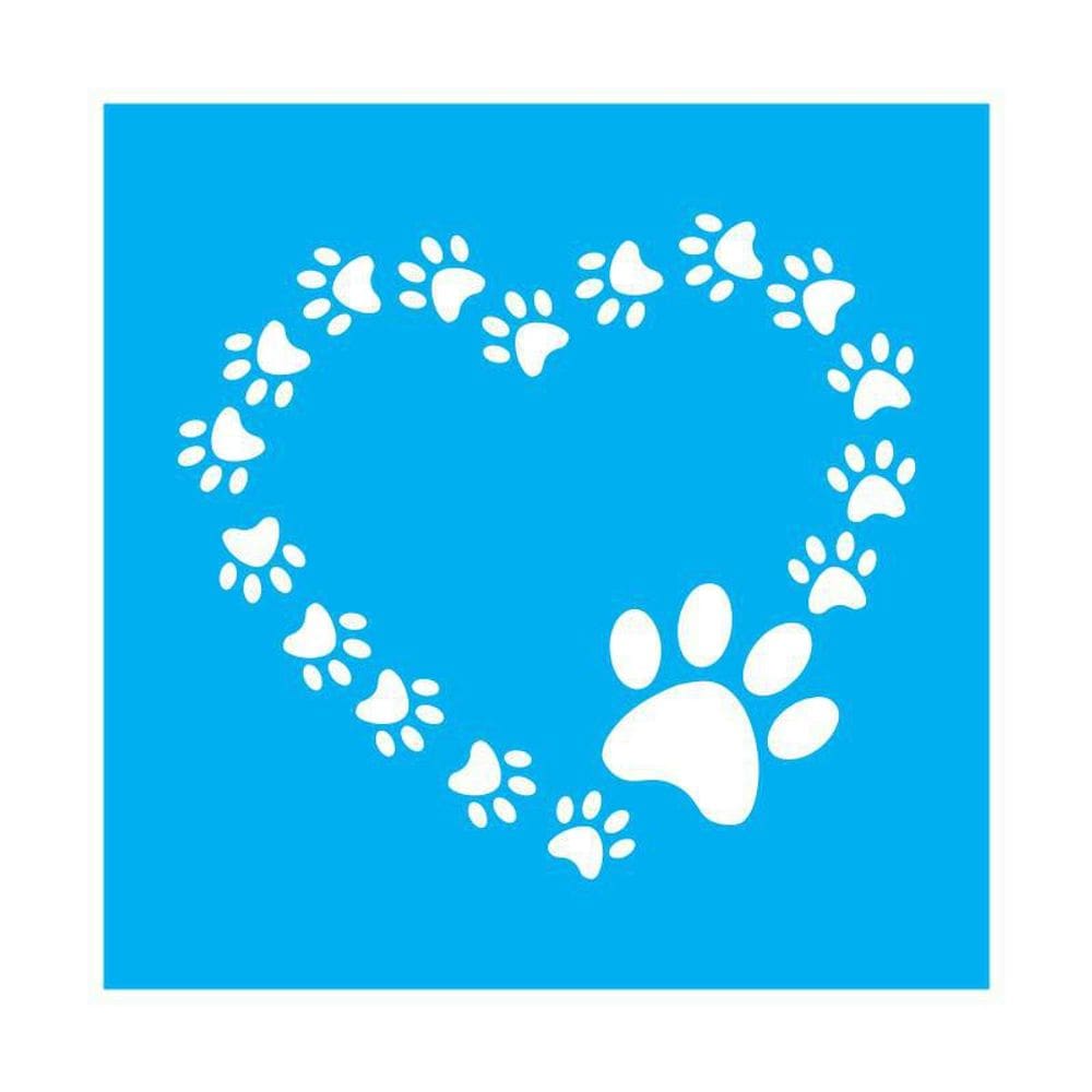 Stencil Tamako Patas - 30X30Cm - Ref D177