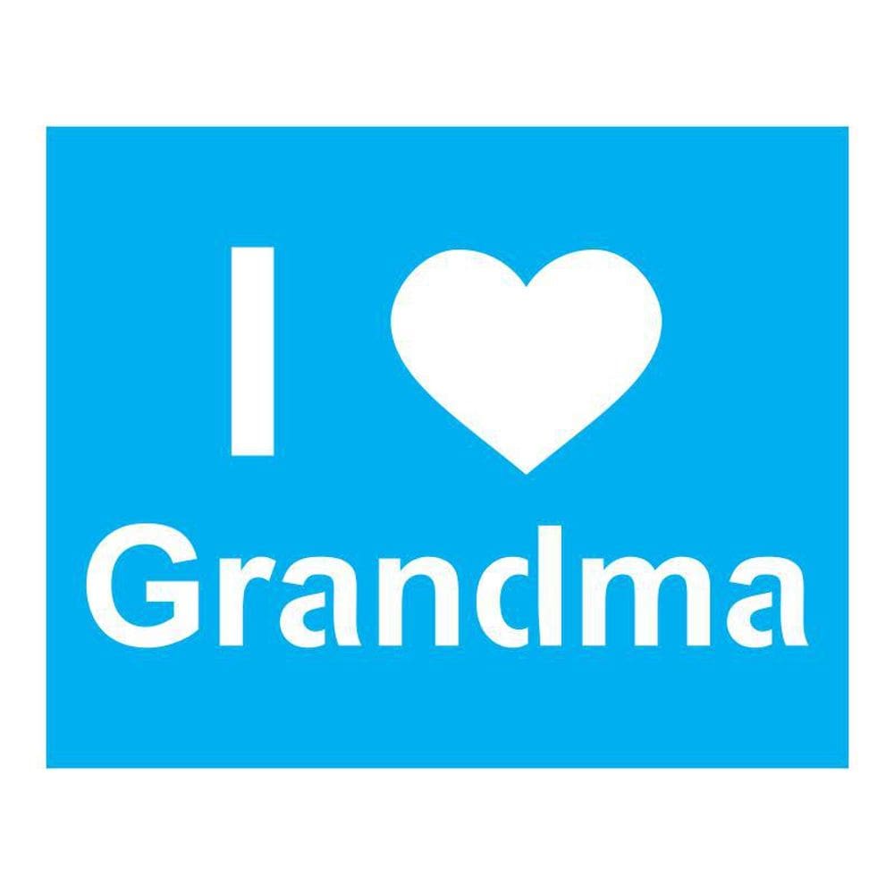 Stencil Tamako I Love Grandma - 20X25Cm - Ref B252