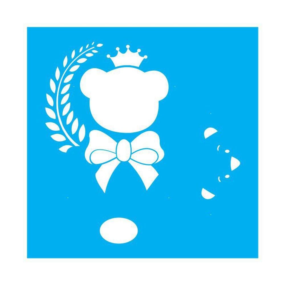 Stencil Tamako Chaleira - 30X30Cm - Ref D240