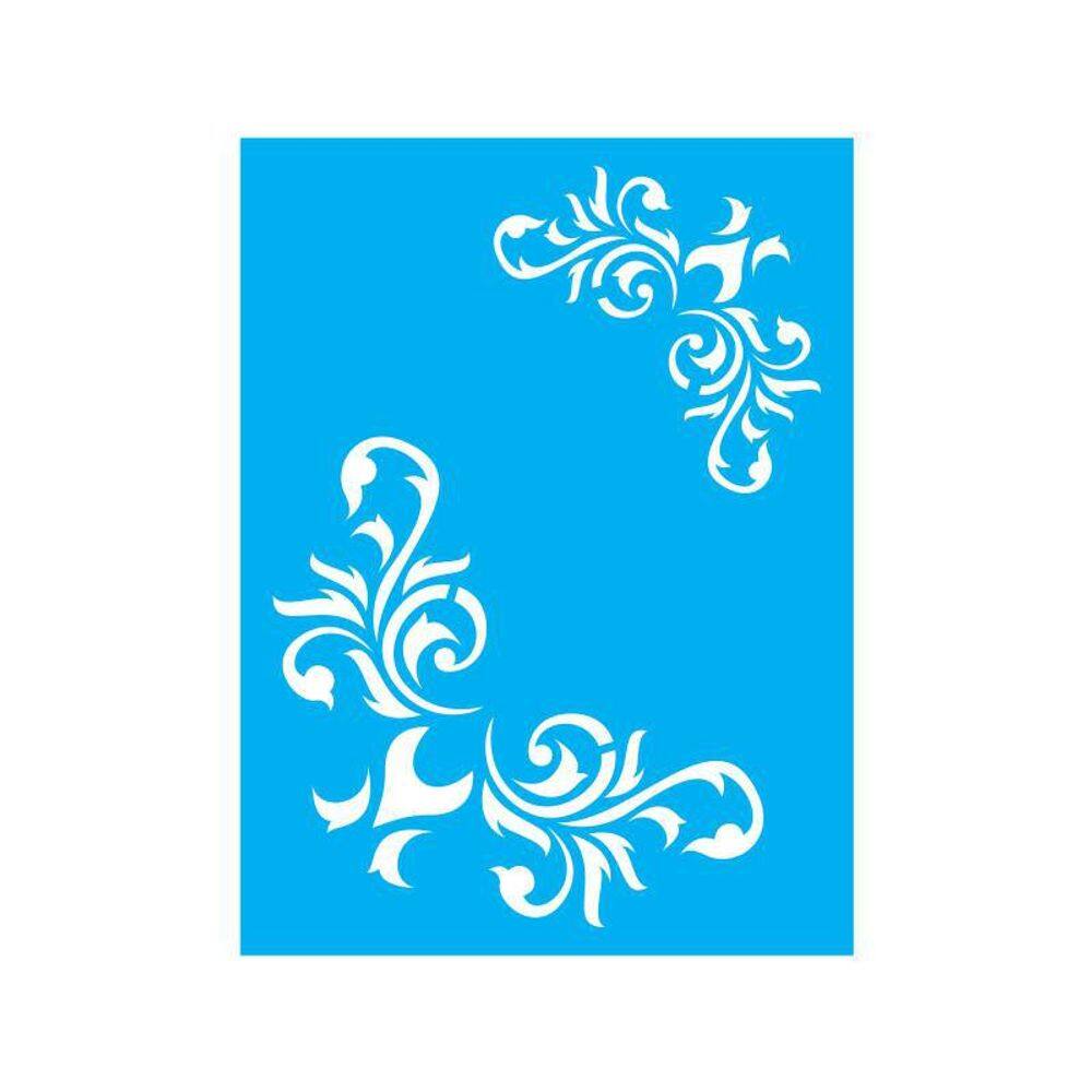 Stencil Tamako Arabesco - 15X20Cm - Ref 8531