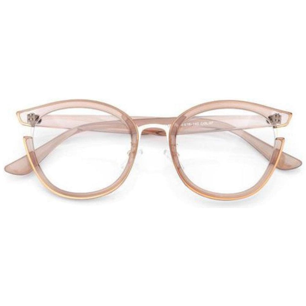 Armação De Óculos Feminina Redonda Home Rosa