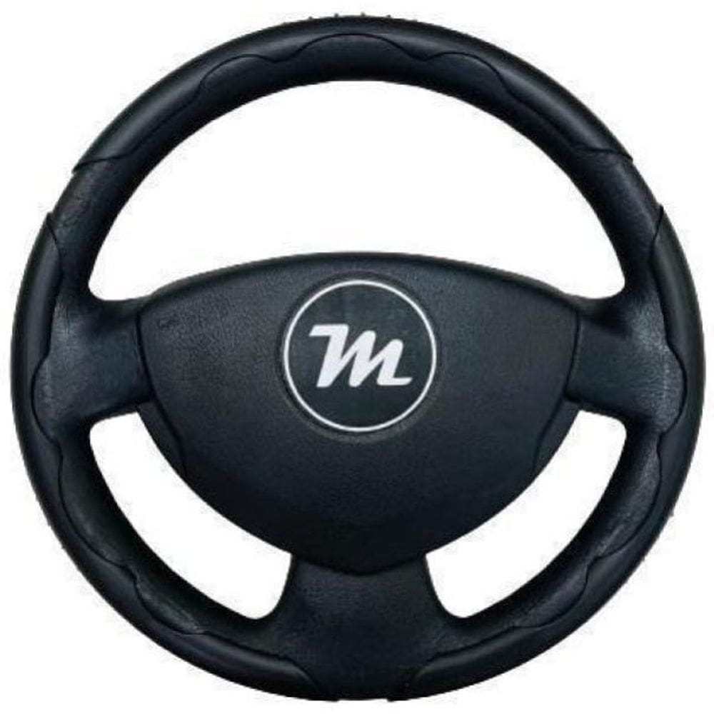 Capa Protetora Para Volante Miollo Preta E Detalhe Vermelho