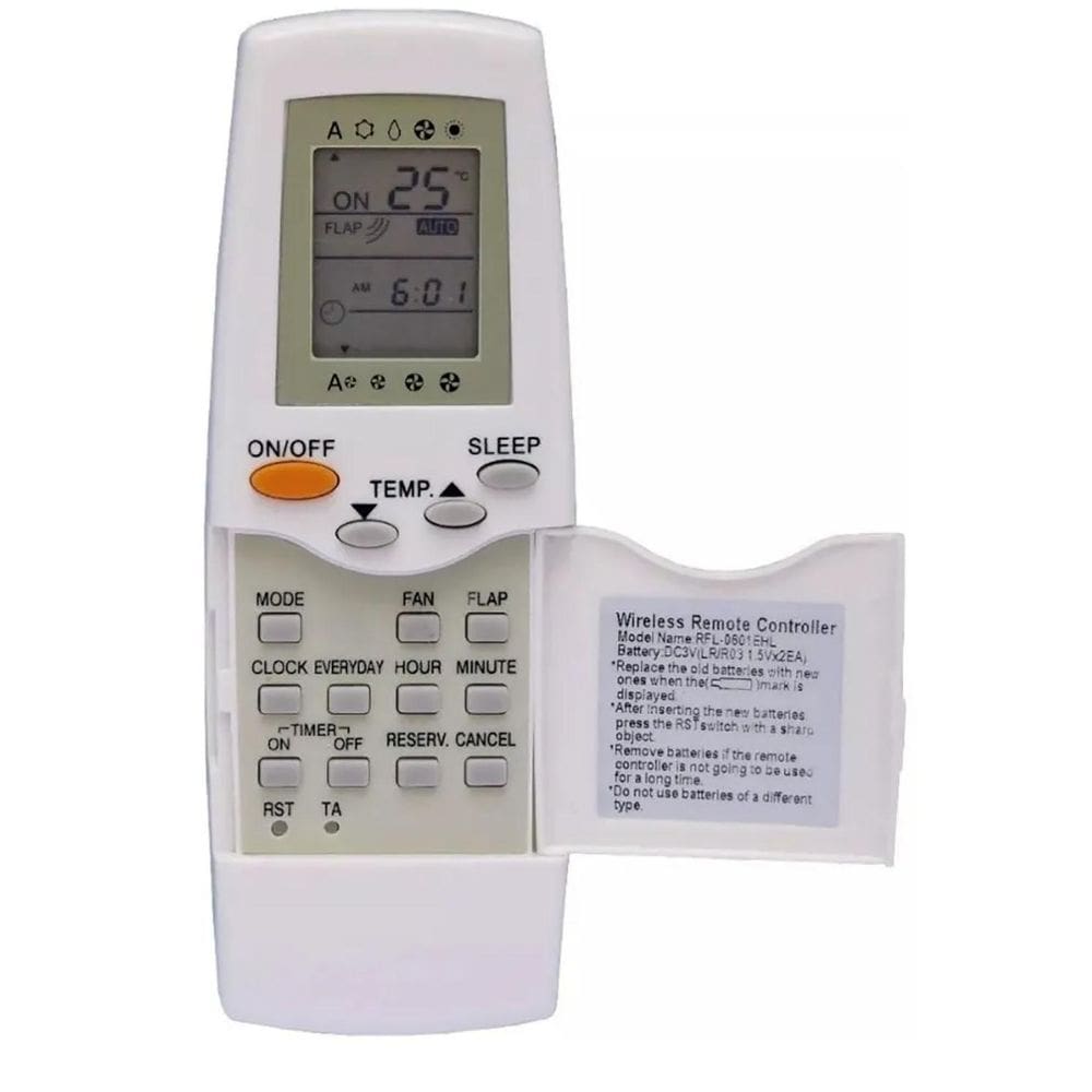 Controle Remoto Ar Springer Carrier 42Dca018515Lc Compatível
