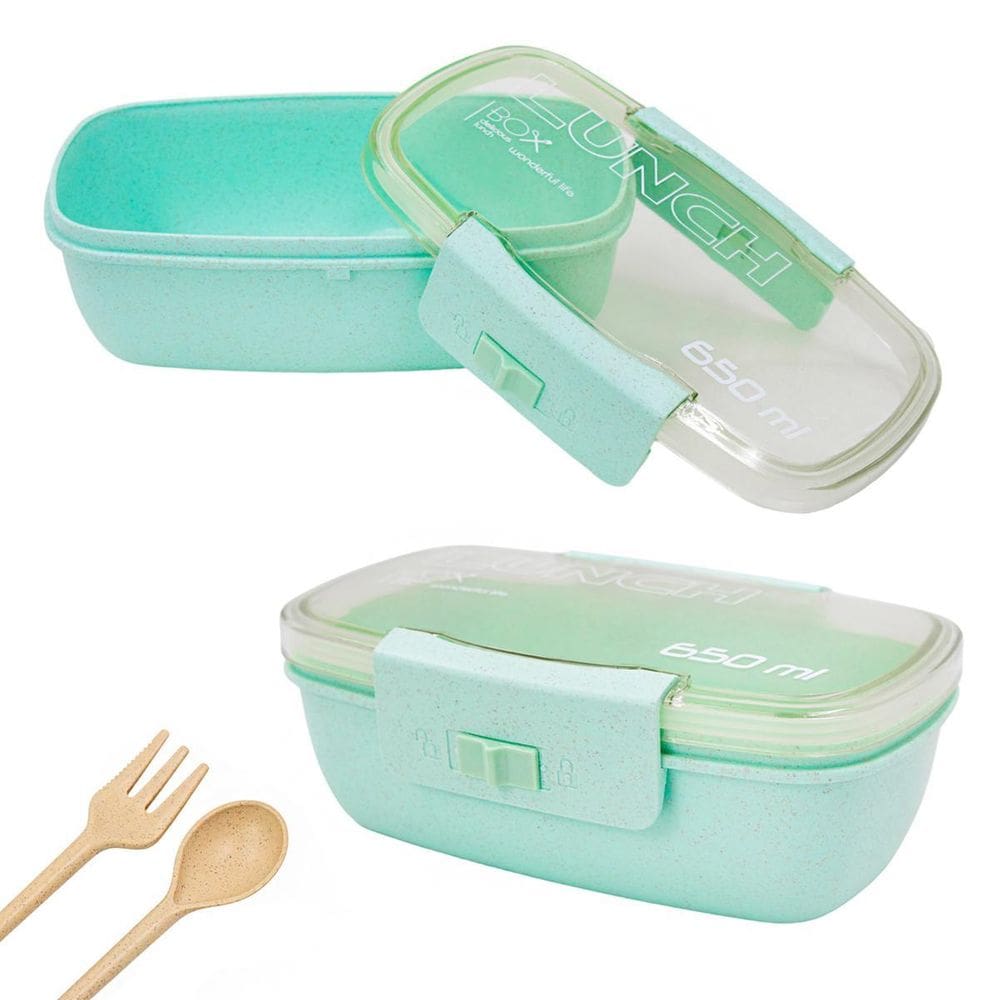 Marmita Pote 650ml Verde - Prática e Saudável