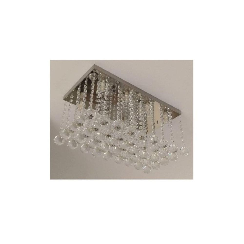 Plafon De Cristal Sala Estar Jantar Quarto Hall