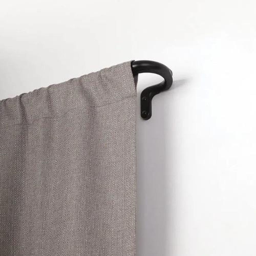 Kit 2 Cortinas Blackout Importadas Cinza - 127X0,33X213,36Cm