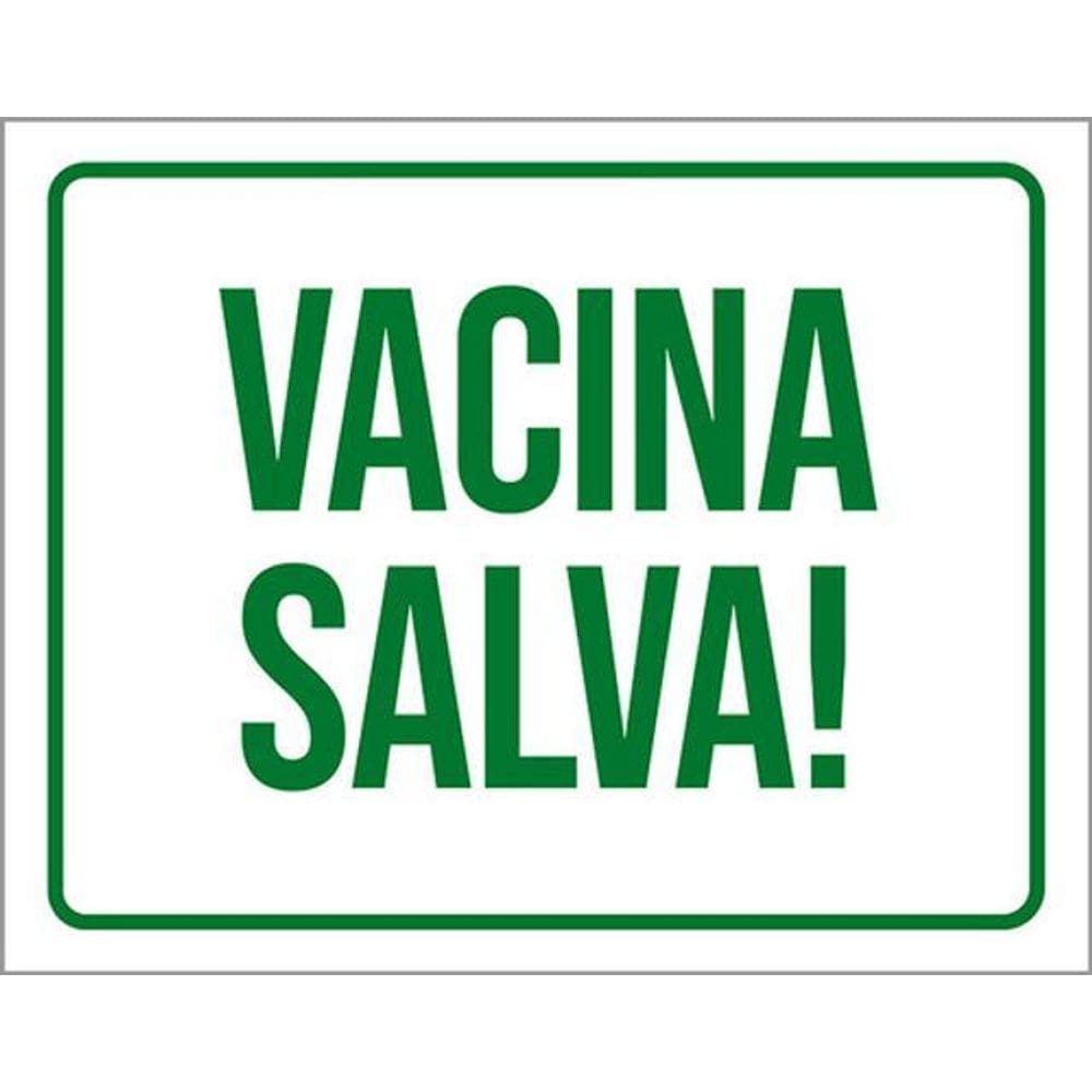 Kit 3 Placas Vacina Salva