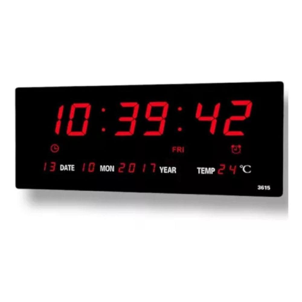 Relógio Parede Super Led