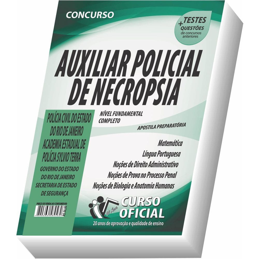 Apostila Pc-Rj - Auxiliar Policial De Necropsia