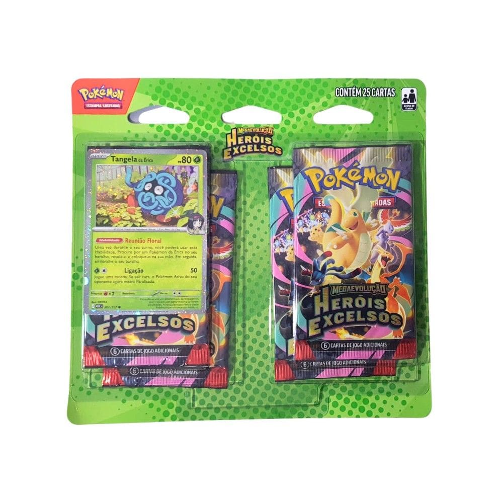 Pokémon Blister Quadruplo ME2.5 Heróis Excelsos Komala Copag