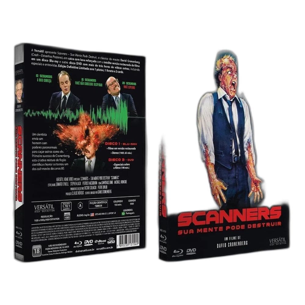 Blu-Ray Scanners - Sua Mente Pode Destruir Edição Definitiva