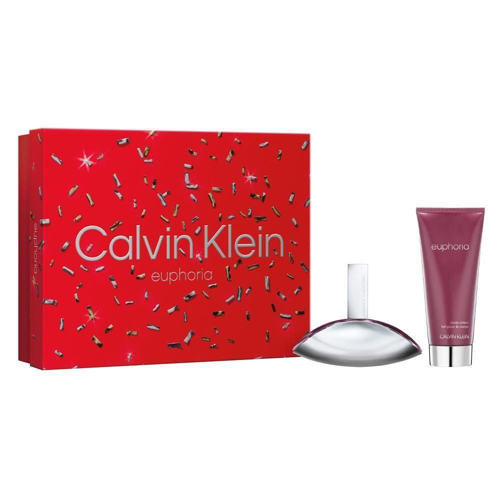 Kit Calvin Klein Euphoria Edp Perfume Fem 50Ml E Loção 100Ml