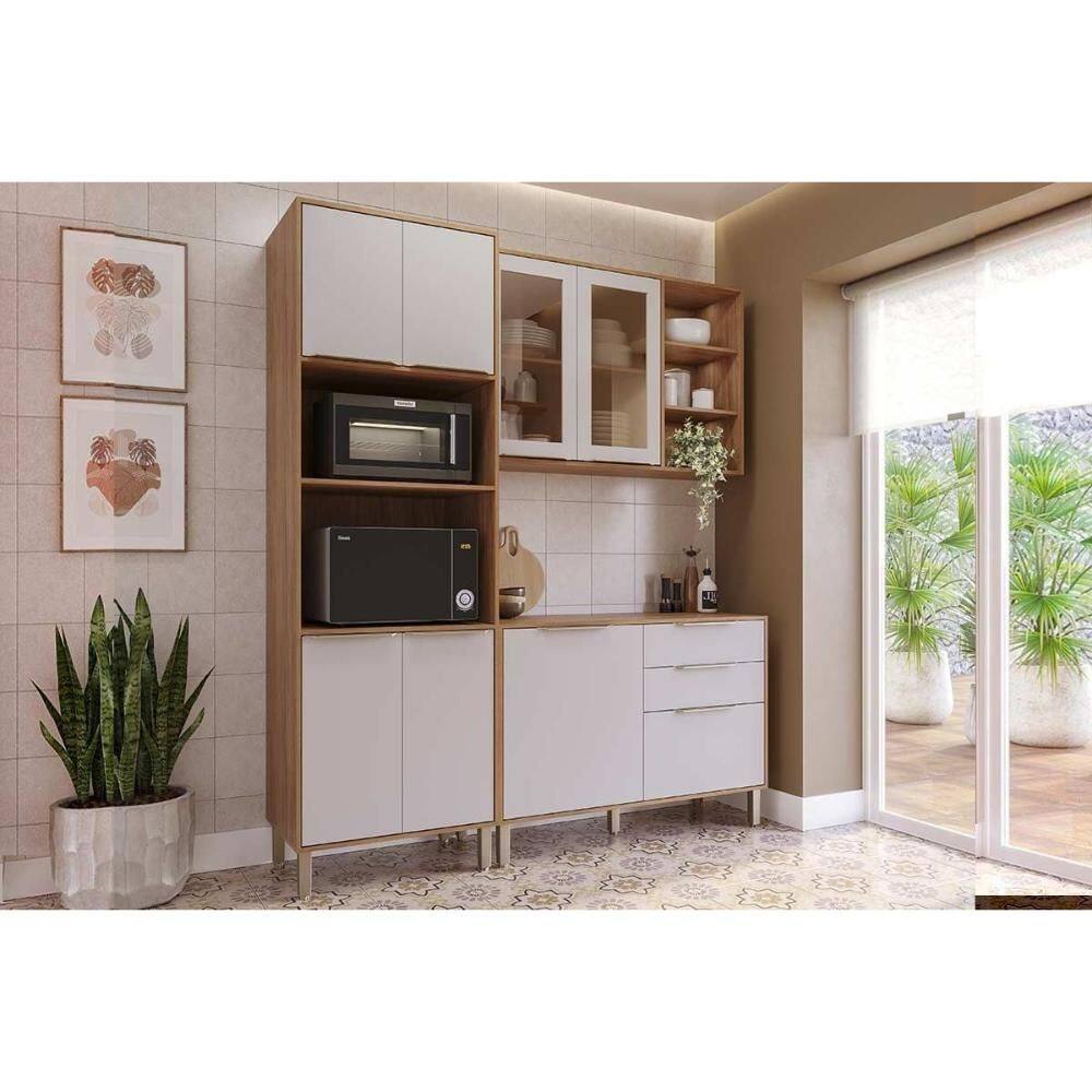 Kit Modulado MGM 3 Peças Brilhante C3P55 Cinamomo/Off