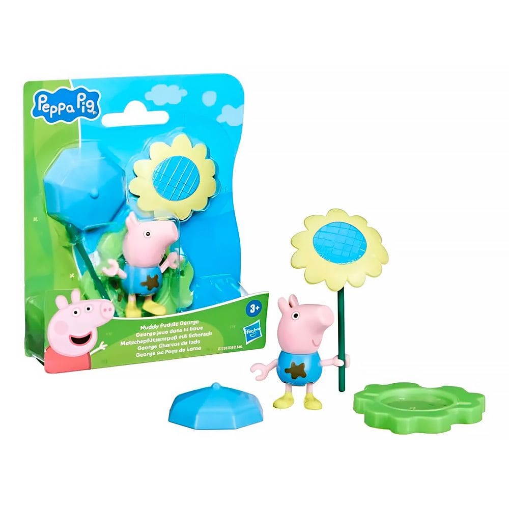 Conjunto George na Poça de Lama com Acessórios G0495 G1349 - Hasbro