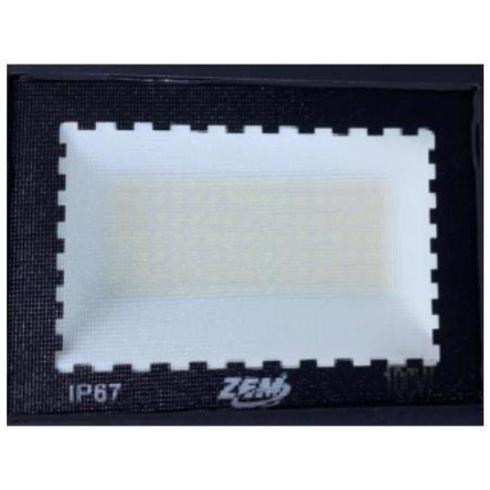 Kit 2 Refletores Holofote Led Zem 50W Branco Frio Bivolt