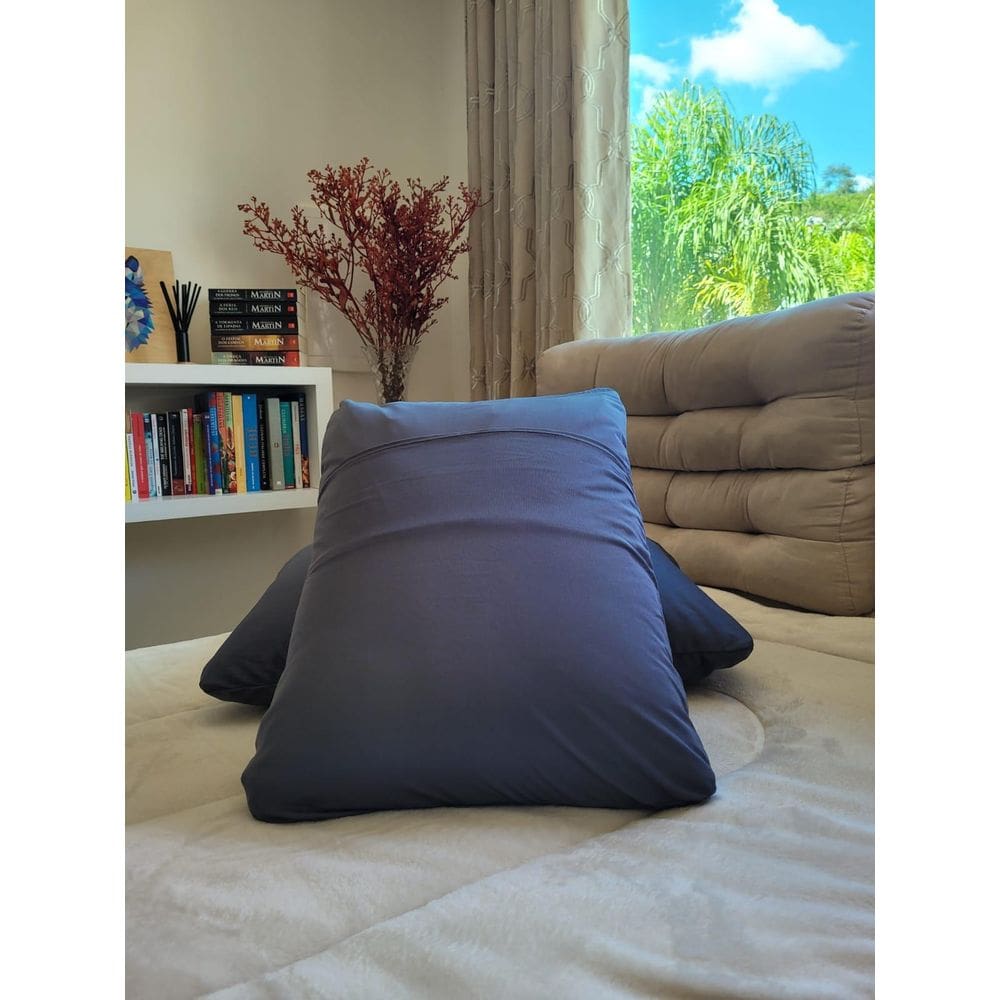 Kit 02 Fronha Lisa Envelope Malha Travesseiro 70X50