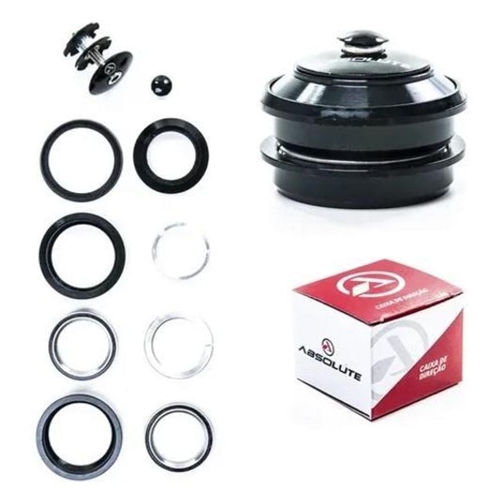 Caixa Direção Bike Absolute Semi Integrada Rolamento 44/44Mm