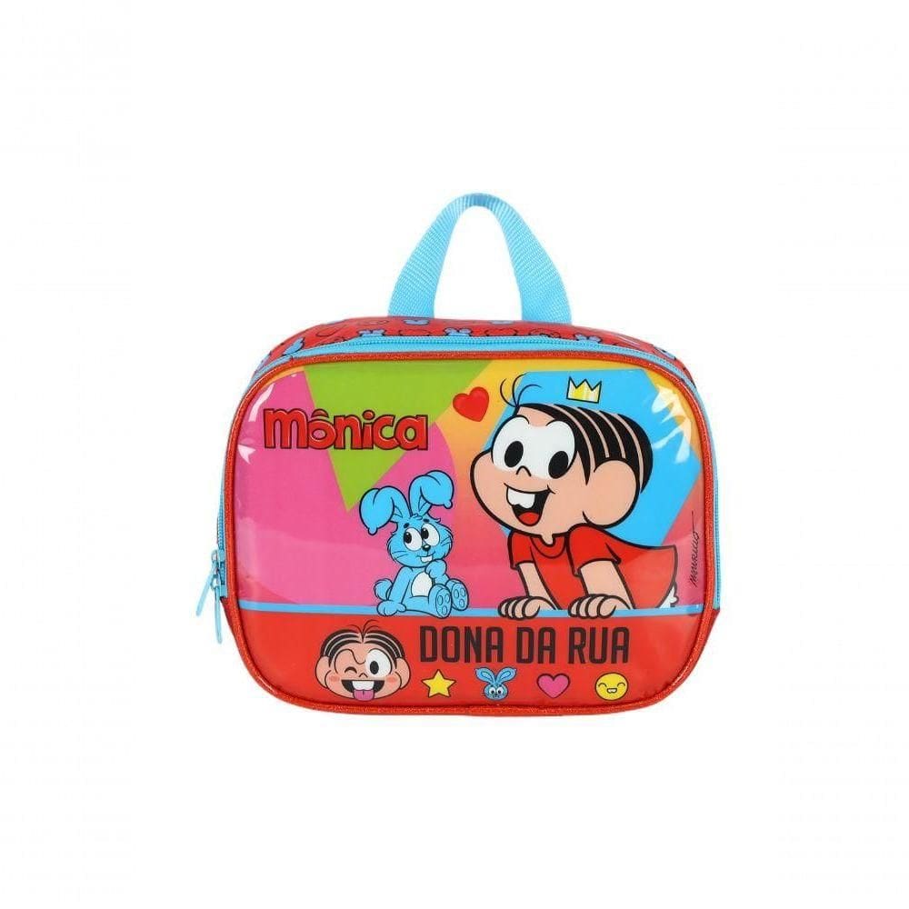 Lancheira Kit Turma Da Monica Vermelho - único Vermelho