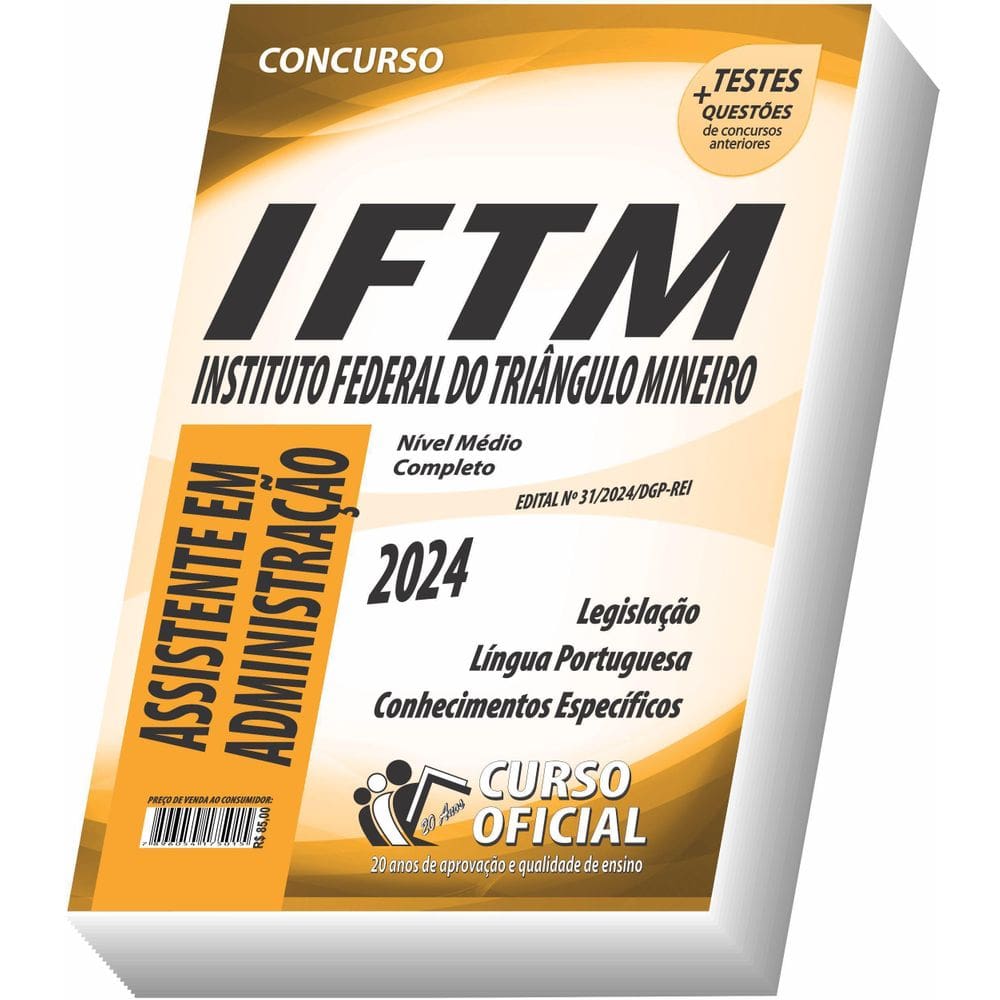 Apostila Iftm - Assistente Em Administração