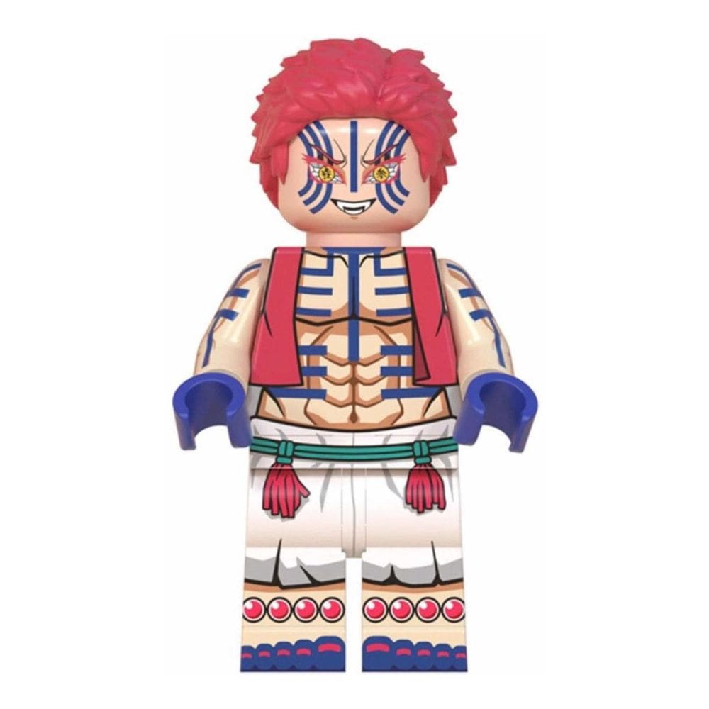 Boneco Blocos De Montar Akasa Demon Slayer Mangá