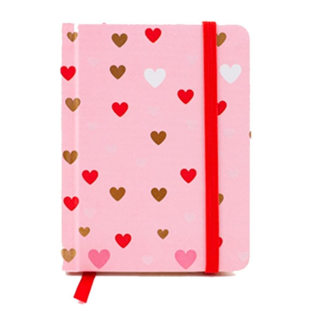 Caderneta Molin Loveskine Sem Pauta Cd C/80 Fls Pink Heart