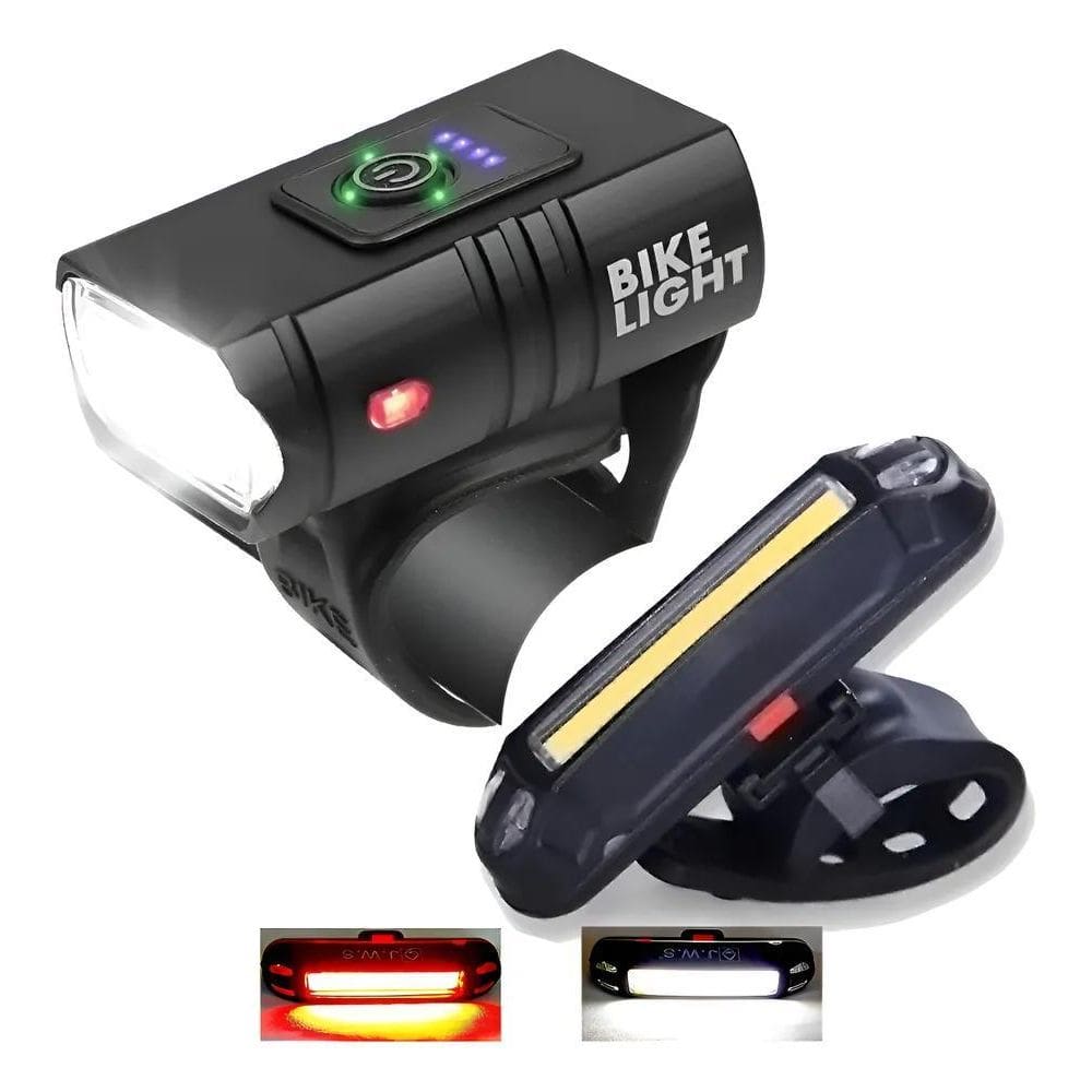 Farol Lanterna Bike Luz Bicicleta Led Pisca Sinalizador K146