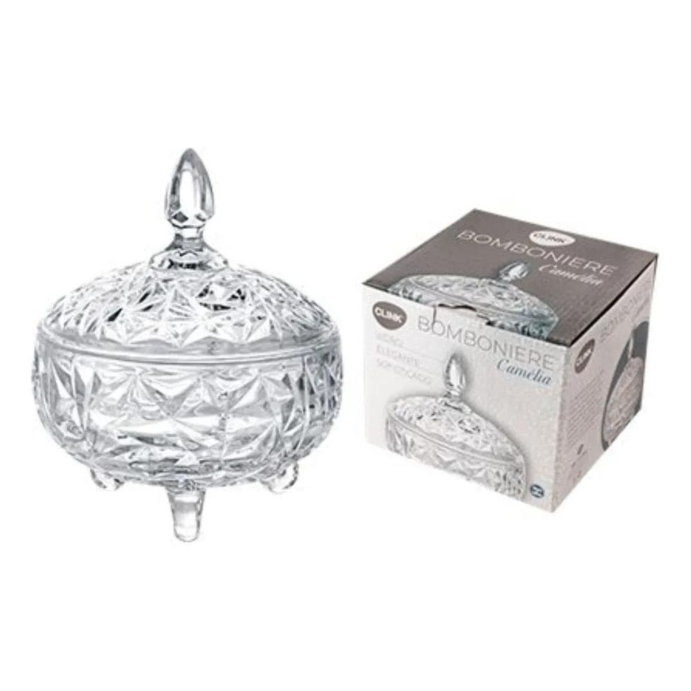 Bomboniere De Vidro 16X20Cm