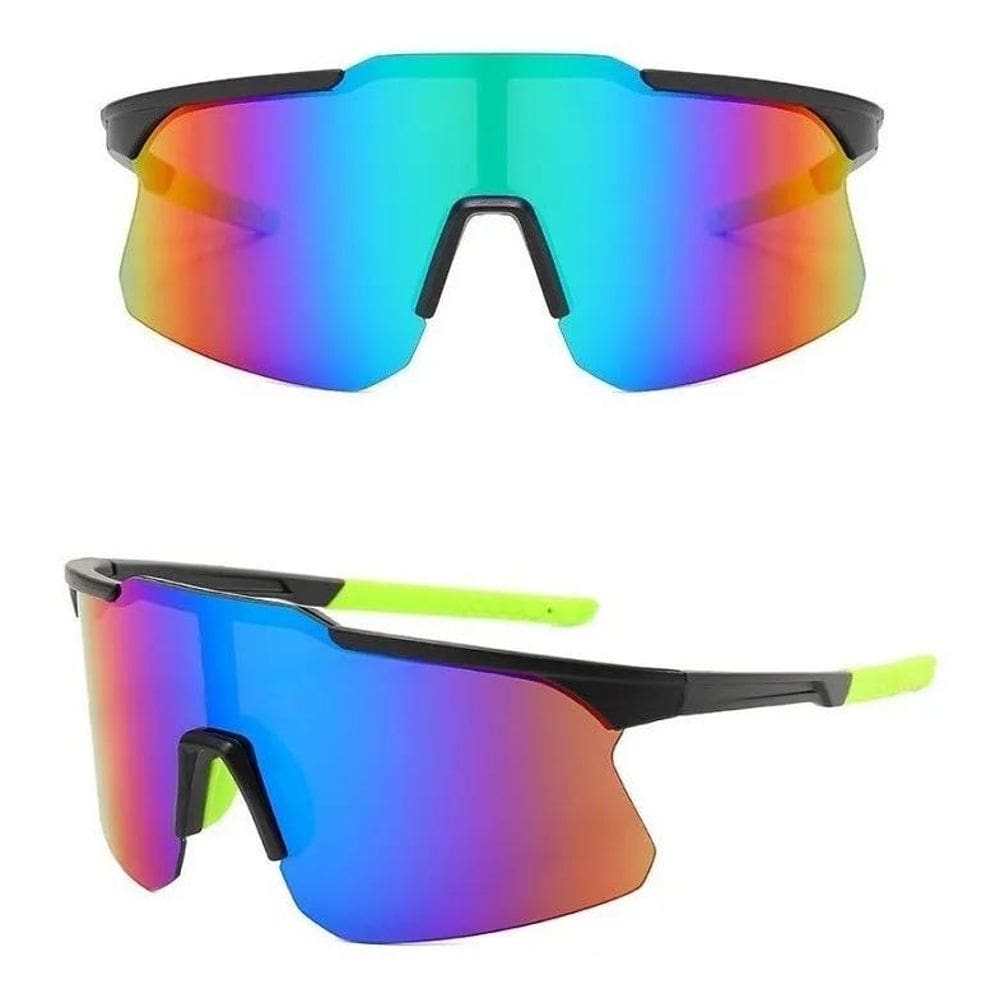 Óculos Feminino Masculino Beach Tennis Bike Proteção Uv Verd