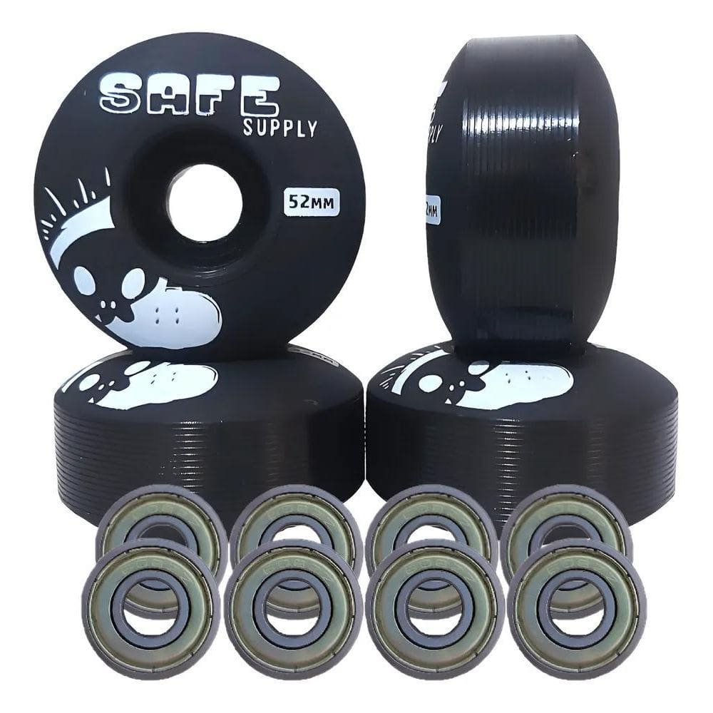 Roda Skate Semi Safe Supply + Ro Roda 52Mm Pret