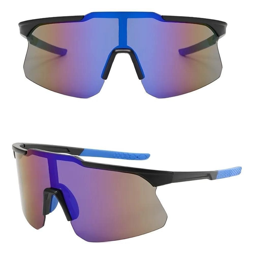 Óculos Feminino Masculino Beach Tennis Bike Prote Azul-Escur