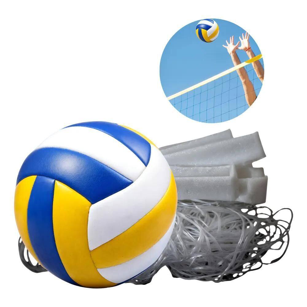 Kit Volei Biribol De Piscina Rede 3 Metros