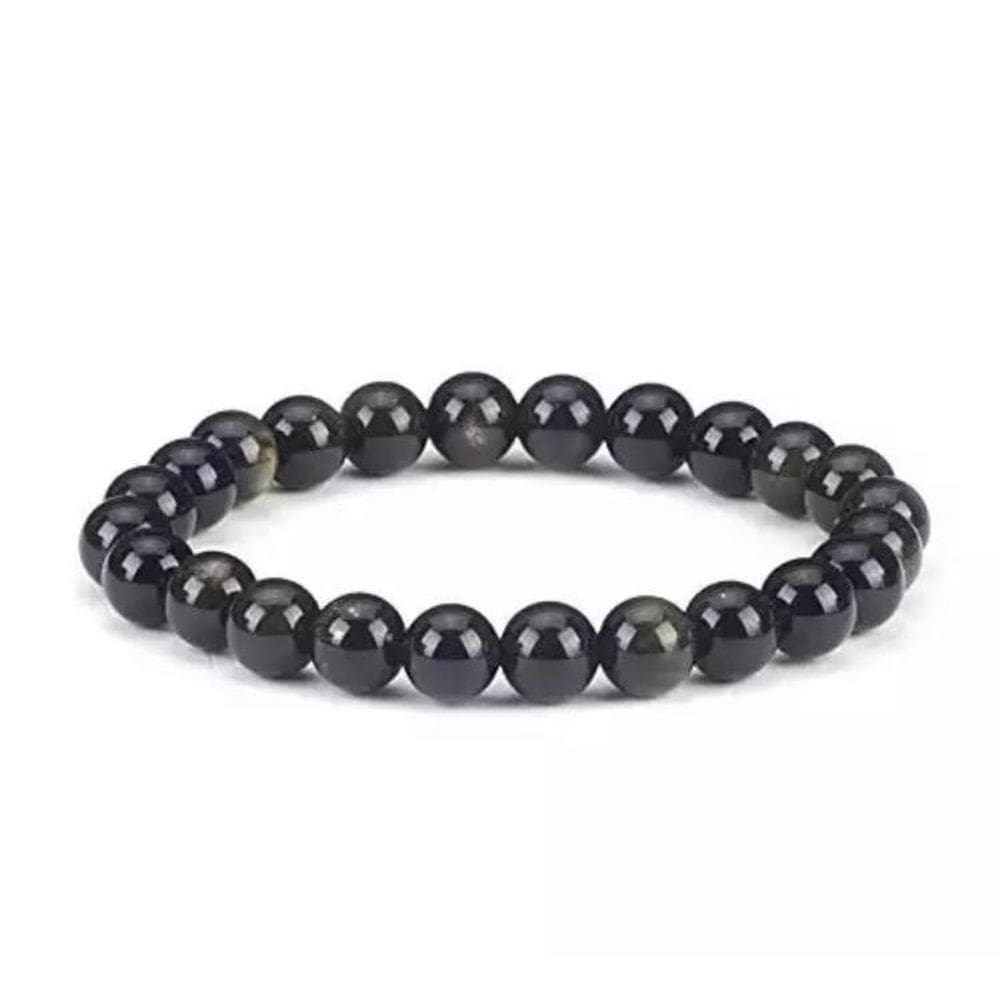 Pulseira Bracelete Pedra Natural Preta P5960