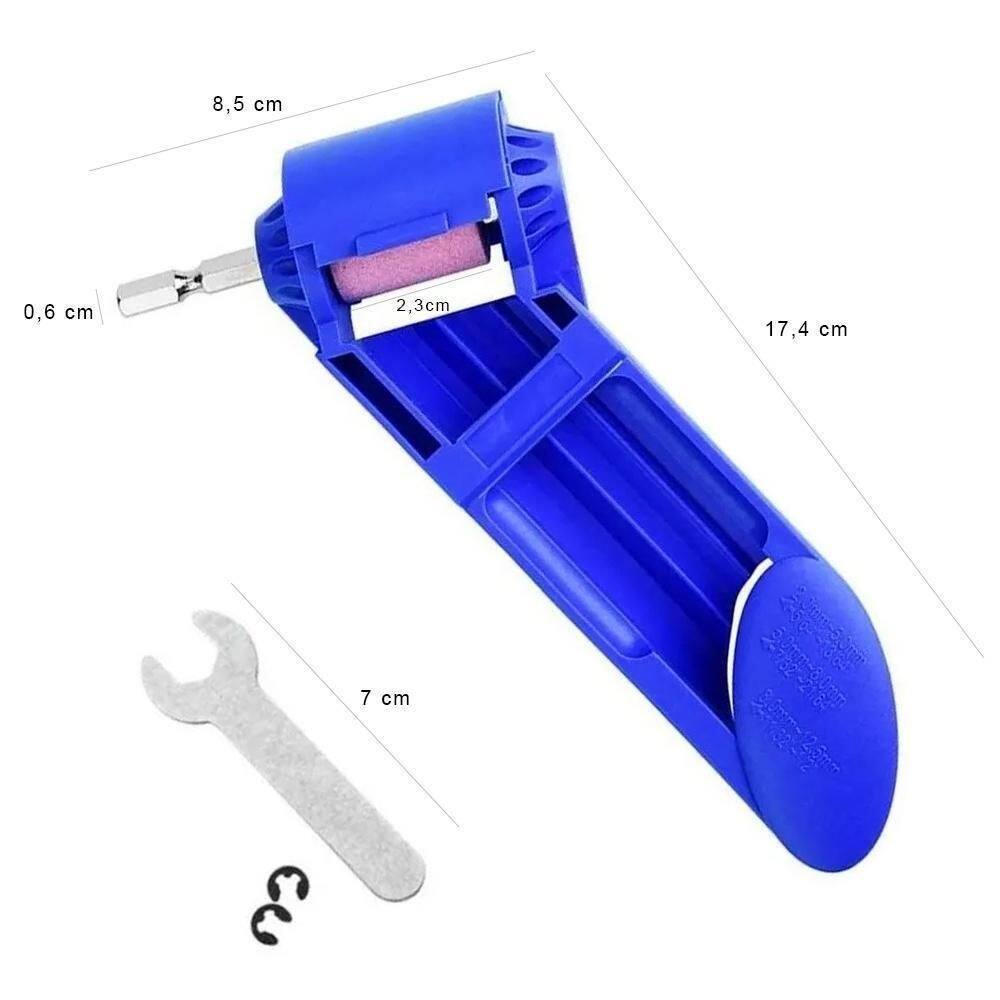 Afiador De Broca Azul Pen Tech