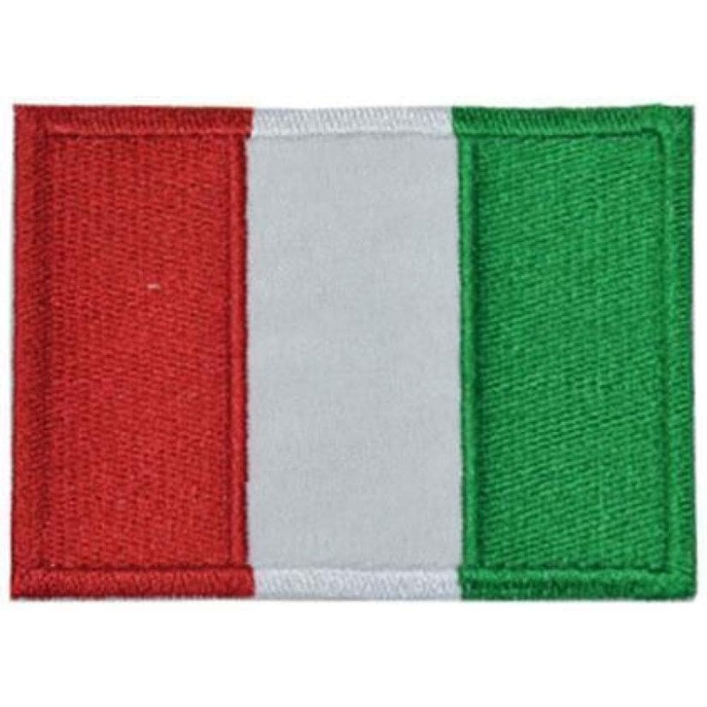 Patch Bordado Bandeira Itália Com Fecho De Contato