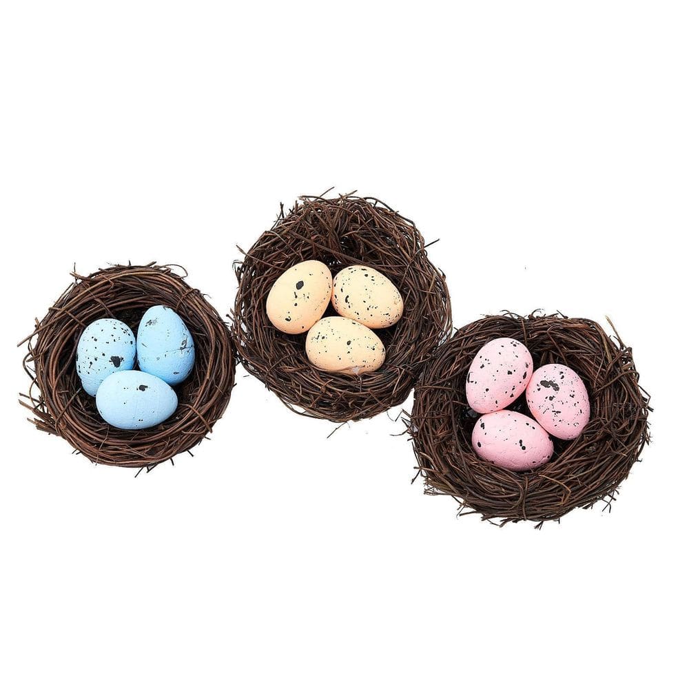 Ovos Gold Cesto Kosara 9 Pecas 3 X 5 Cm